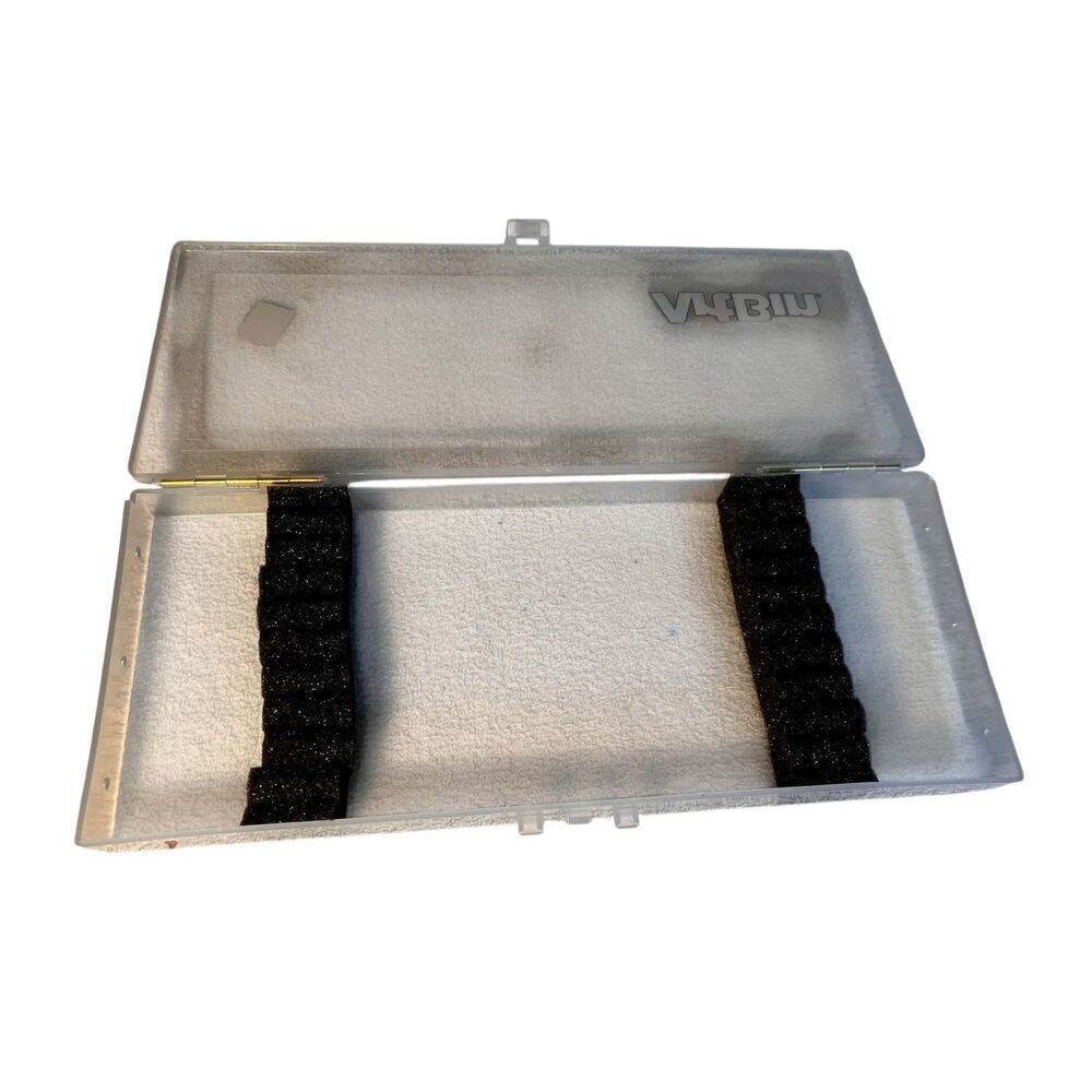 ArtBin Brush Box-14"X6"X1.25" Translucent Easy to Use